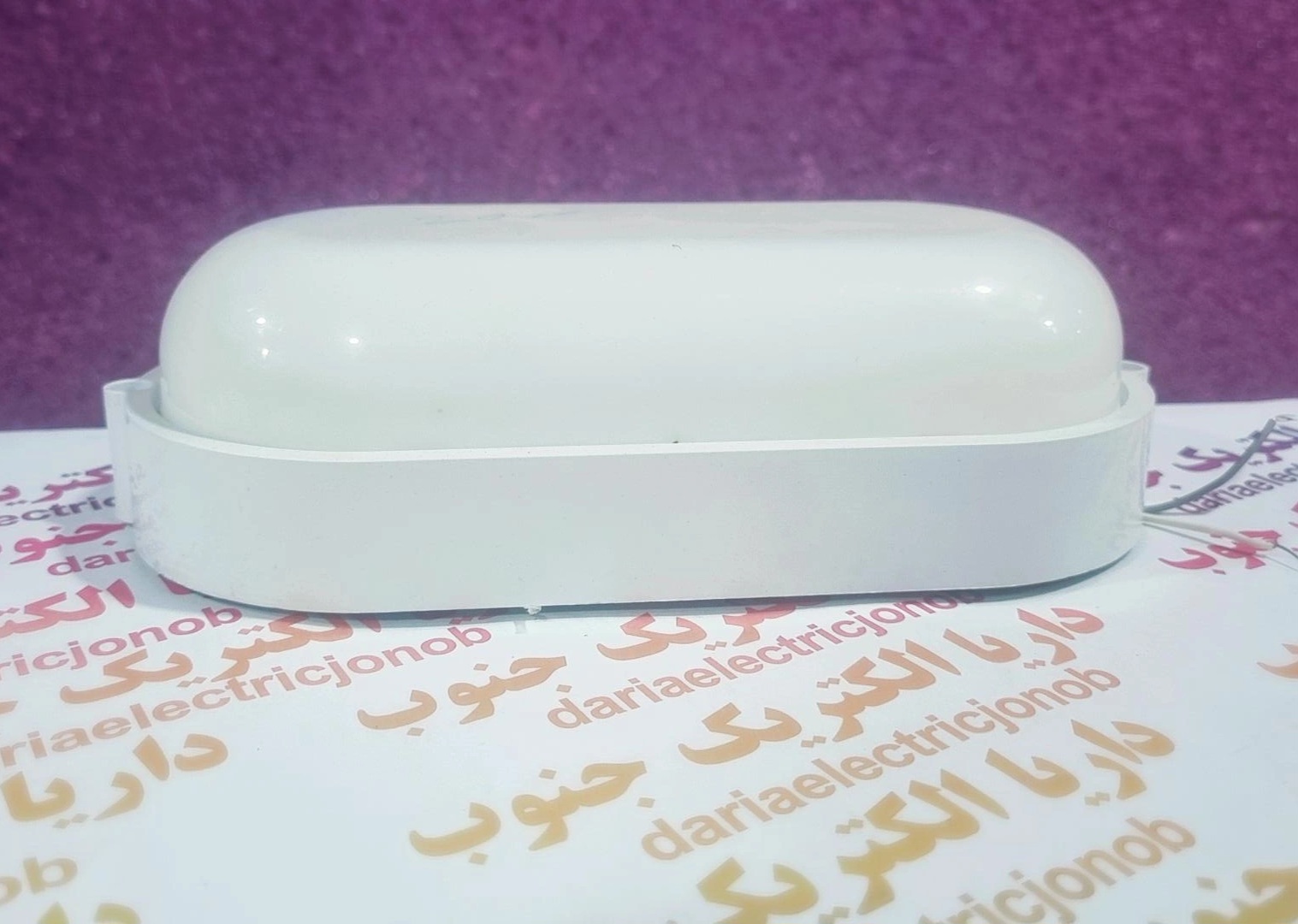 چراغ دیواری واترپروف 20 وات/سفیدمهتابی/یک سال ضمانت/داریاالکتریک جنوب