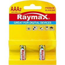 باتری نیم قلم AAA ریمکس Raymax مدل Premium Alkaline LR03 بدون شارژ
